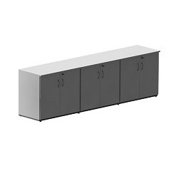 ARMÁRIO CREDENZA COM 06 PORTAS COM 2,37 DE LARGURA UNISYSTEM