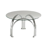 MESA EM VIDRO DE CENTRO VISION CADEMA